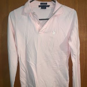 Pink ralph lauren polo